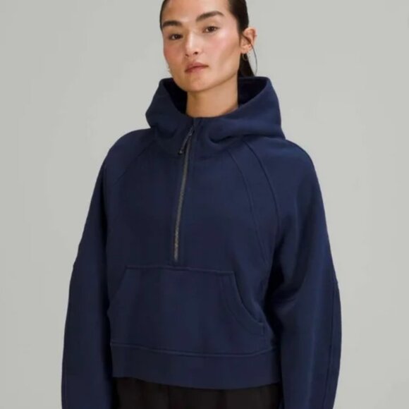 Lululemon Scuba Oversized Half-Zip Hoodie - Navy - Picture 1 of 5